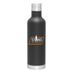 aerial view a matte black 25 oz h2go noir - powder stainless steel bottle - matte black, image 1 of 4