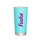 aerial view a mint 20 oz frost stainless steel tumbler - mint, image 1 of 5