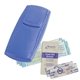 aerial view a blue compact first aid kit for promotions, image 1 of 2