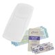 aerial view a translucent frost compact first aid kit for promotions, image 1 of 2