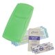 aerial view a translucent green compact first aid kit for promotions, image 1 of 2
