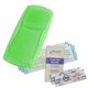 aerial view a translucent lime compact first aid kit for promotions, image 1 of 2