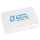 aerial view a white companion care(tm) first aid kit, image 1 of 2