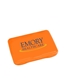 aerial view a translucent orange companion care(tm) first aid kit, image 1 of 2