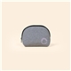 aerial view a charcoal gray cosmo cutie heathered jersey knit neoprene, image 1 of 2