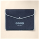 aerial view a denim snapfolio for macbook air / pro denim neoprene - 15, image 1 of 3