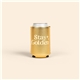 aerial view a metallic gold kolder kaddy metallic neoprene can cooler, image 1 of 2