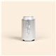 aerial view a silver kolder kaddy metallic neoprene can cooler, image 1 of 4