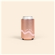 aerial view a rose gold kolder kaddy metallic neoprene can cooler, image 1 of 2