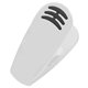 aerial view a white magnet clip with grip, image 1 of 2