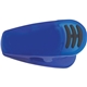aerial view a translucent blue custom magnet clip with grip, image 1 of 2