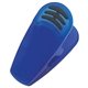 aerial view a translucent blue magnet clip with grip, image 1 of 2