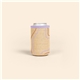 aerial view a burlap liam burlap koozie neoprene can insulator, image 1 of 2