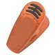 aerial view a translucent orange magnet clip with grip, image 1 of 2