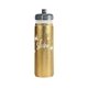 a metallic gold van metro sport bottle - push pull cap - metallic neoprene