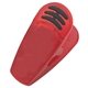 aerial view a translucent red magnet clip with grip, image 1 of 2