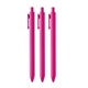 a pink (black ink) soft touch gel tip jotter pens - multicolor magic