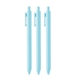 a powder blue (black ink) soft touch gel tip jotter pens - multicolor magic