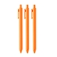a orange (orange ink) soft touch gel tip jotter pens - multicolor magic