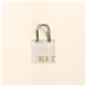 aerial view a clear teeny tiny tote - clear vinyl, image 1 of 2