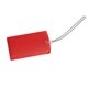 aerial view a red explorer luggage tag, image 1 of 3