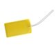 aerial view a yellow explorer luggage tag, image 1 of 3