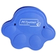 aerial view a blue paw - shaped keep - it bag clip, image 1 of 2