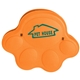 aerial view a orange paw - shaped keep - it bag clip, image 1 of 2