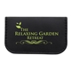 aerial view a black 7 piece manicure set, image 1 of 4