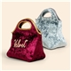 a group of gran klutch velvet neoprene lunch bag
