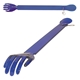 aerial view a translucent blue back scratcher - shoe horn, image 1 of 2