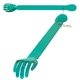 aerial view a translucent green back scratcher - shoe horn, image 1 of 2