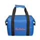 aerial view a blue collapsible lunch cooler tote bag, image 1 of 2