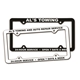 a group of thin panel license plate frames