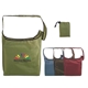 a group of rpet fold - away sling bag, full color digital