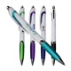 a group of white crest grip pen, full color digital