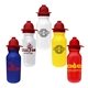 a group of 20 oz value cycle bottle w / fireman helmet pushn pull cap