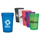 a group of 17 oz translucent stadium cup