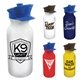 a group of 20 oz value cycle bottle with police hat push n pull cap