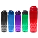 aerial view a group of 24 oz poly - saver pet bottle with flip top cap, full color digital, image 2 of 13