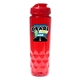 aerial view a group of 24 oz poly - saver pet bottle with flip top cap, full color digital, image 3 of 13