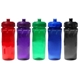 aerial view a group of 18 oz poly - saver pet bottle with push n pull cap, full color digital, image 2 of 14