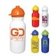 a group of 20 oz value cycle bottle w / safety helmet push n pull cap