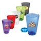 a group of 16 oz plastic pint glass, full color digital