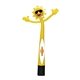 a yellow sun bend - a - pen, full color digital