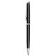 aerial view a matte black waterman hemisphere ct ball pen, image 1 of 4