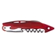 aerial view a translucent red sonoma serrated wine opener, image 1 of 2