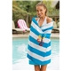a group of port authority(r) cabana stripe beach towel