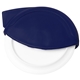 aerial view a dark blue smart n cool plastic pizza cutter, image 1 of 2