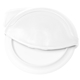 aerial view a white smart n cool plastic pizza cutter, image 1 of 2